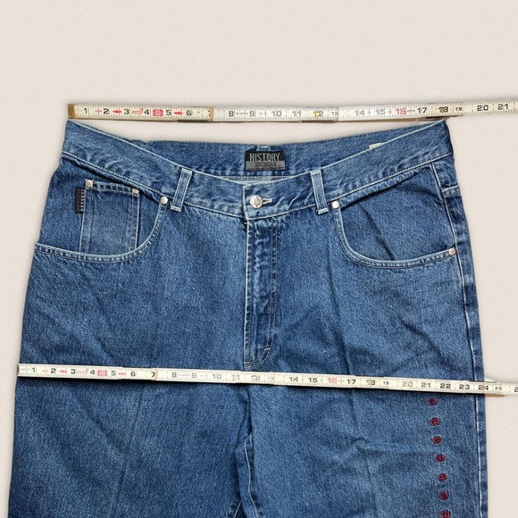 Y2K Iceberg History Jeans Disney Pluto Mickey “Devilish” Size 36” - Picture 4 of 8